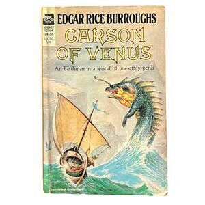 Vintage Edgar Rice Burroughs CARSON OF VENUS Ace Sci-Fi Classic Paperback